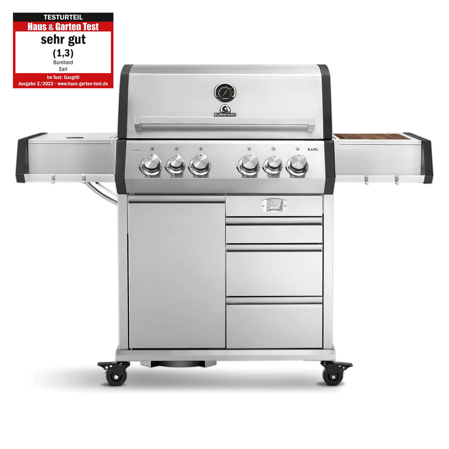 Big EARL Premium-Gasgrill 4-Brenner