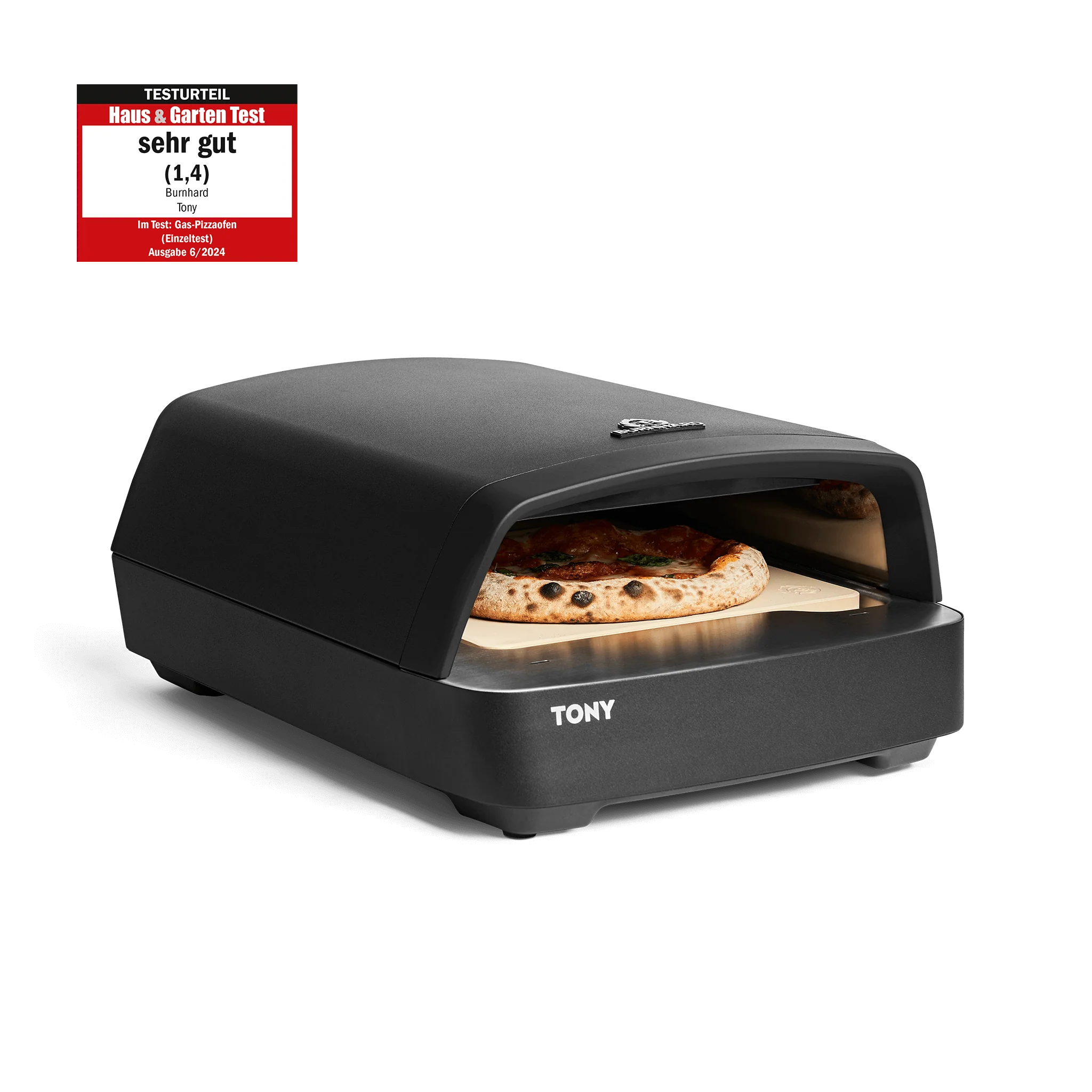 TONY Gas-Pizzaofen Pizza in 90 Sekunden